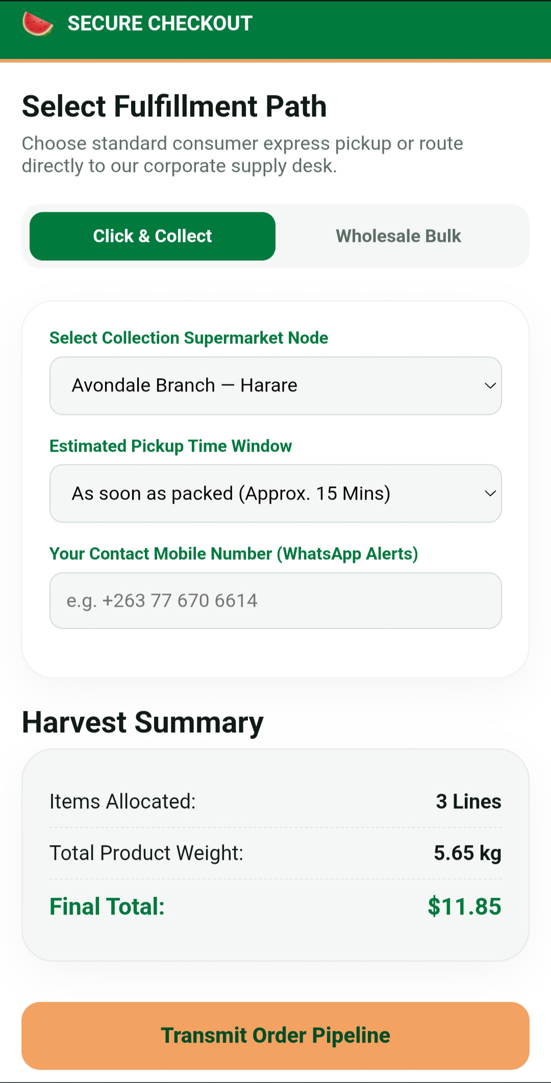Food Lovers Market Dual Path Checkout Fulfillment